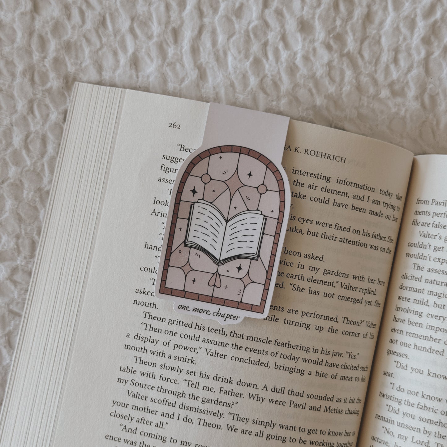 Book Stained glass window Magnetic Bookmark