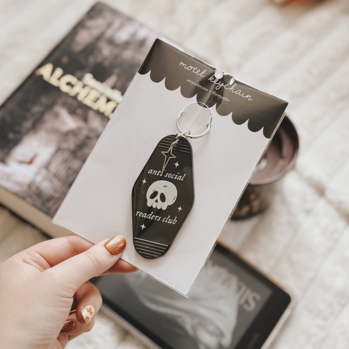 Antisocial Readers Club - Motel Keychain