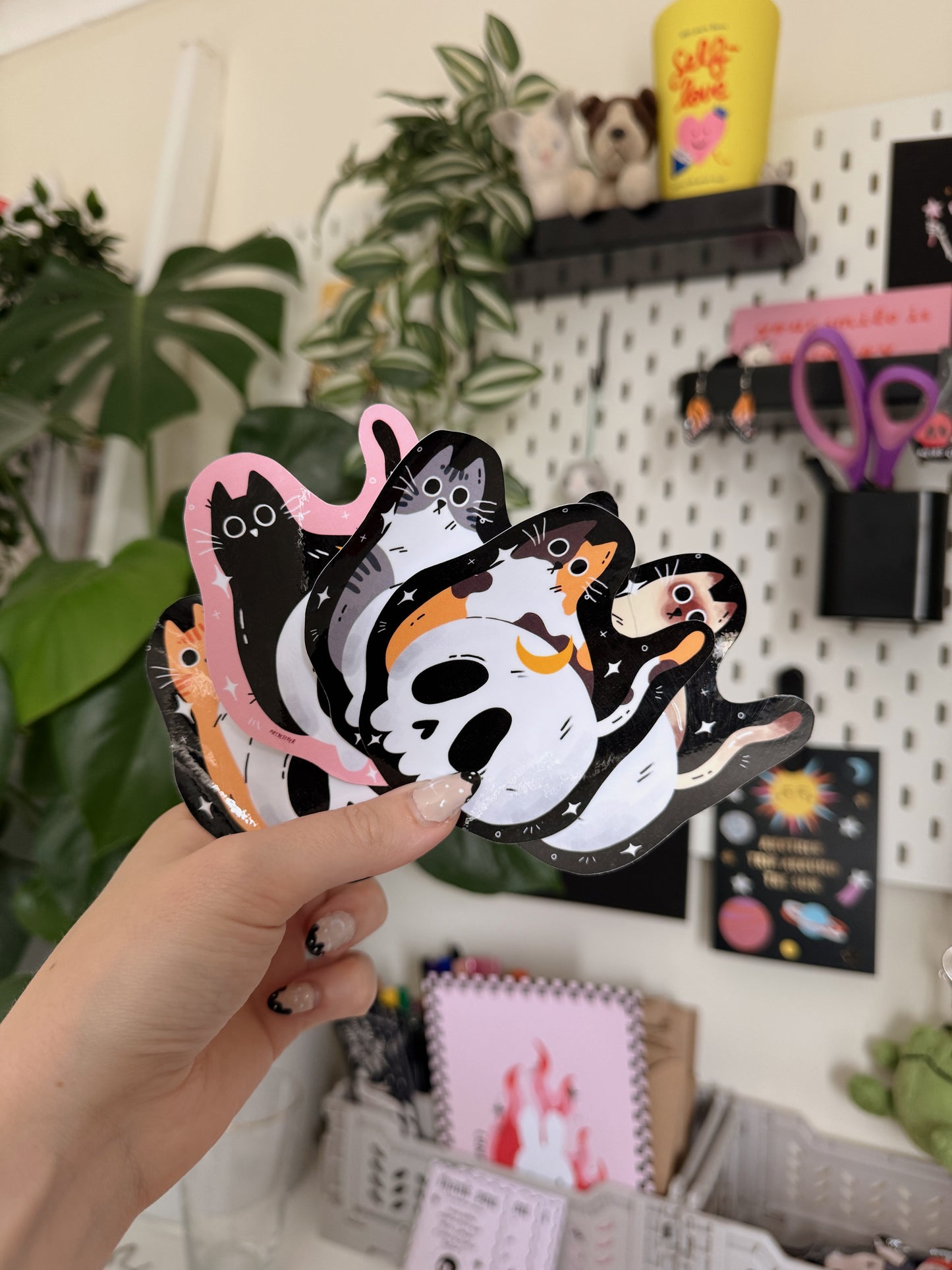 Emo kitties sticker