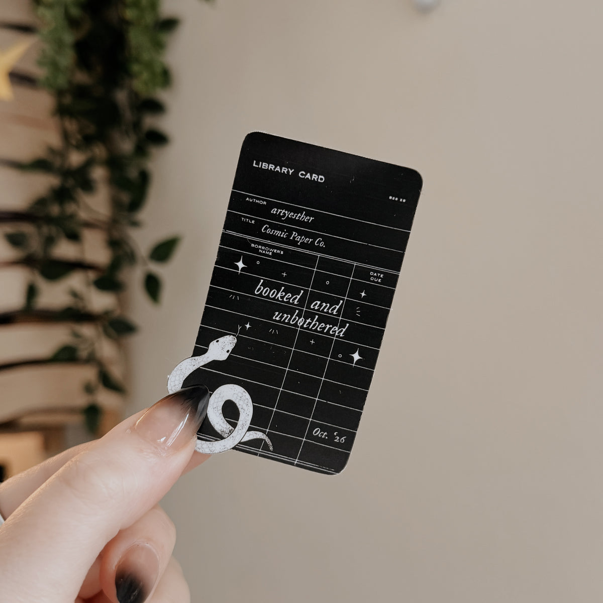 Booked and Unbothered Sticker