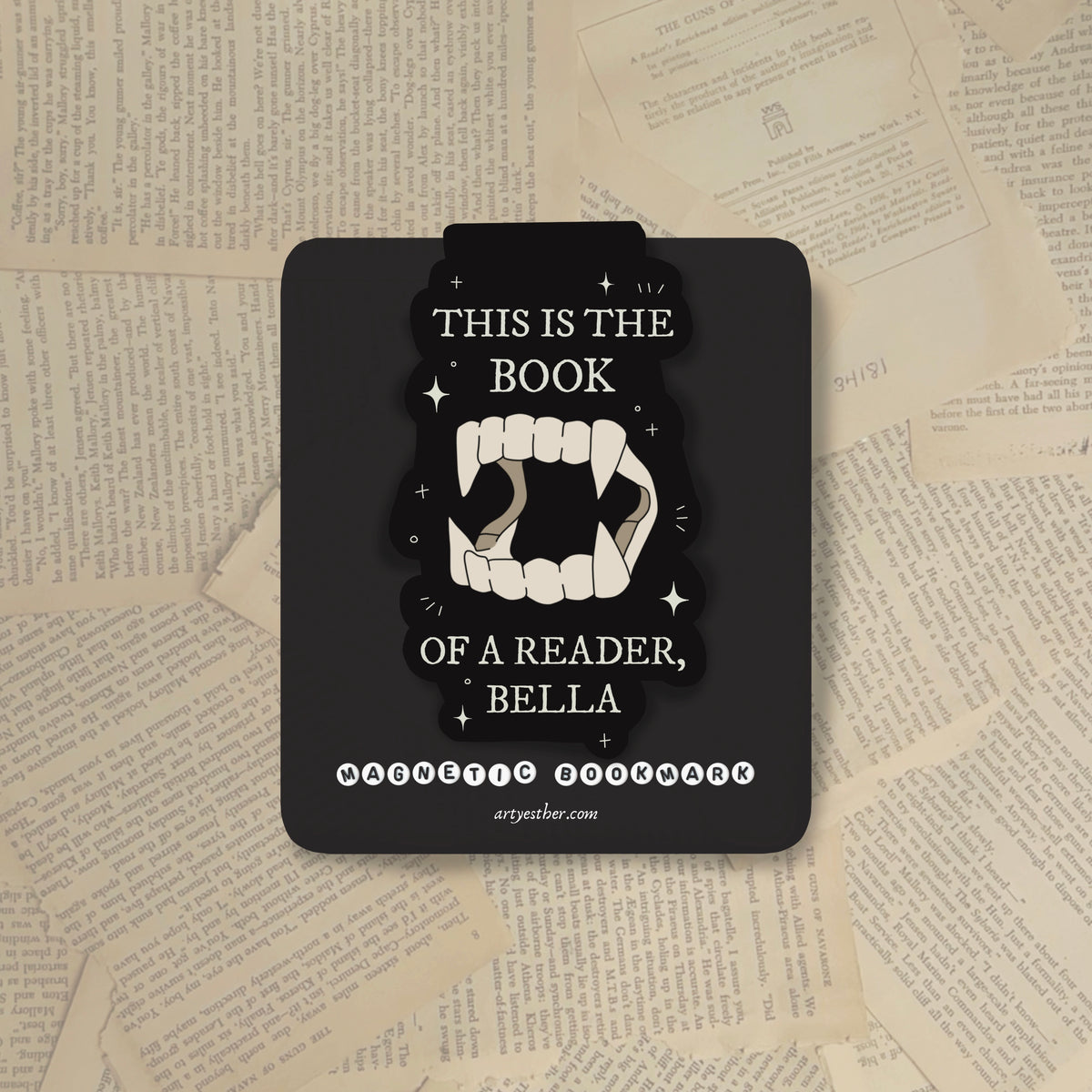 This is the Book of a Reader Magnetic Bookmark