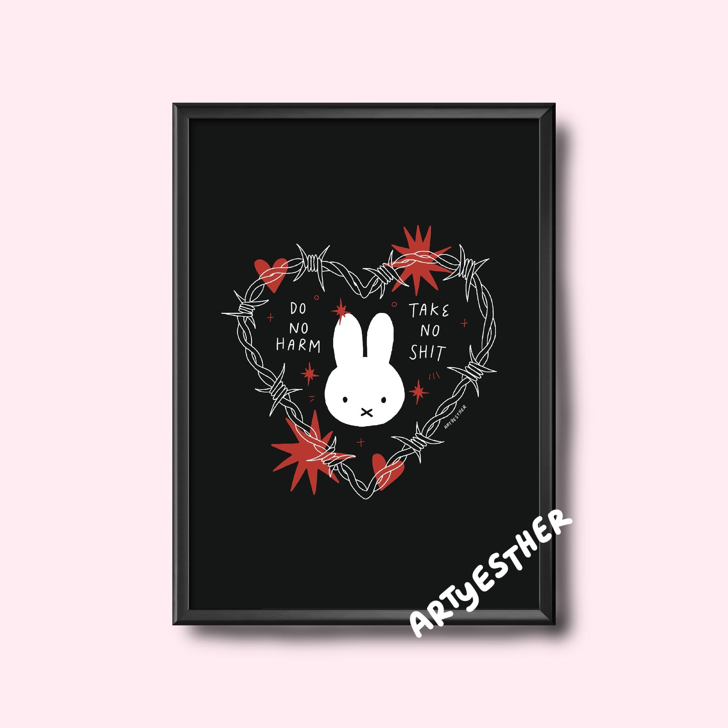 Miffy do no harm print