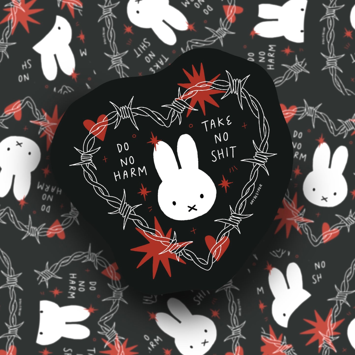 Do no harm sticker