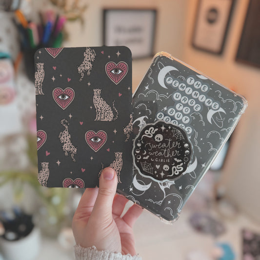 Leopard hearts E-reader Insert