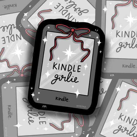 Kindle Girlie Sticker