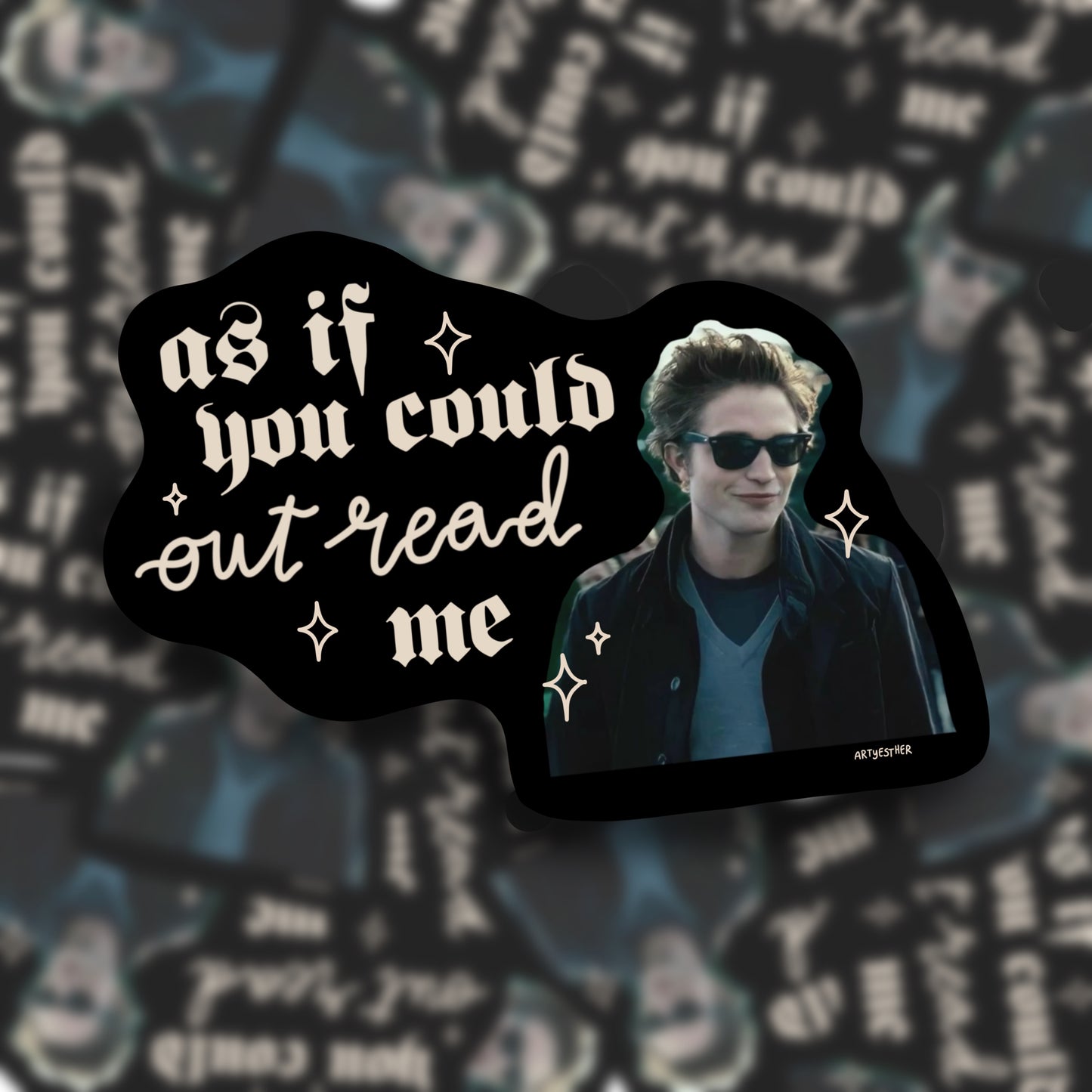 As if you could out-read me Sticker 🩸