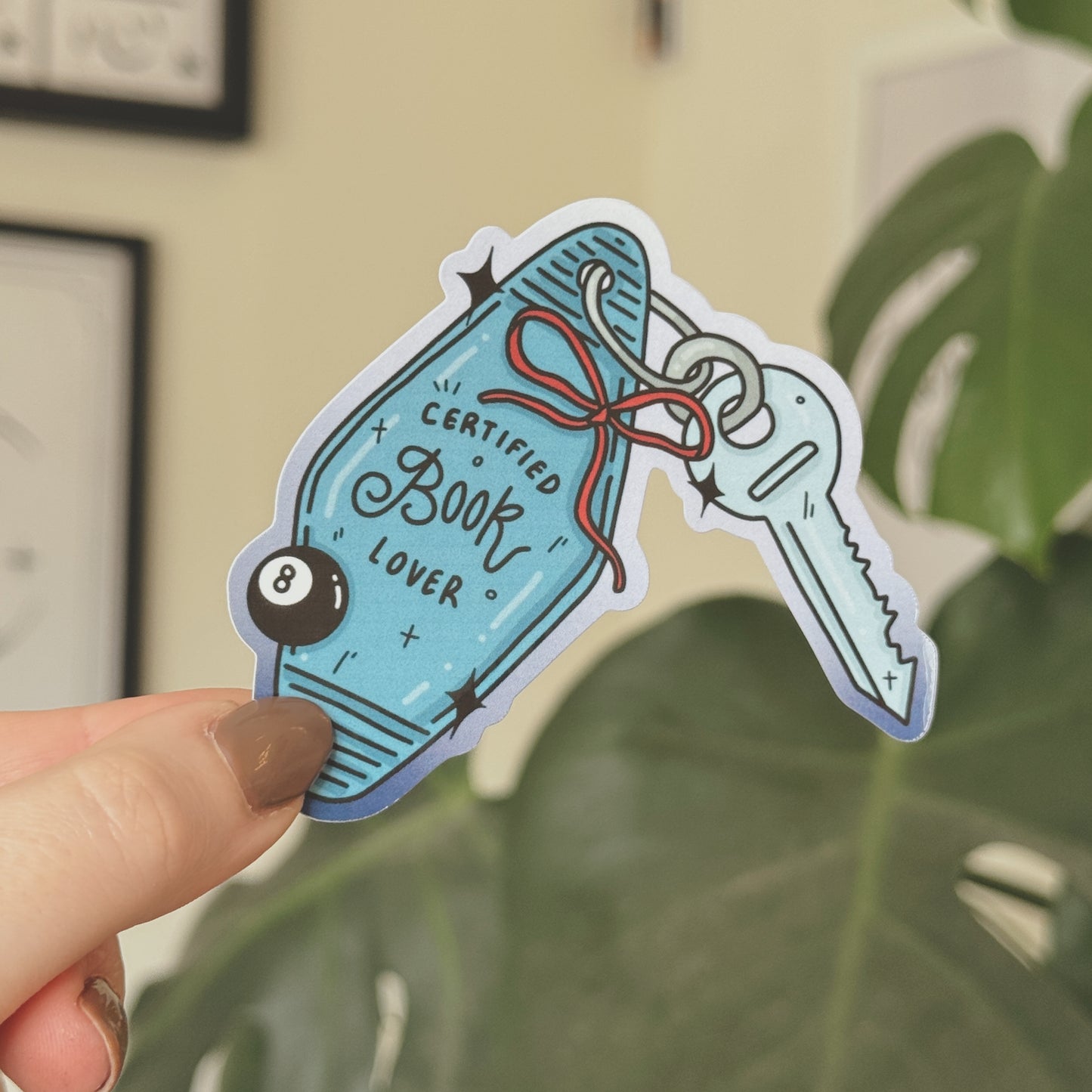 Certified Book Lover sticker