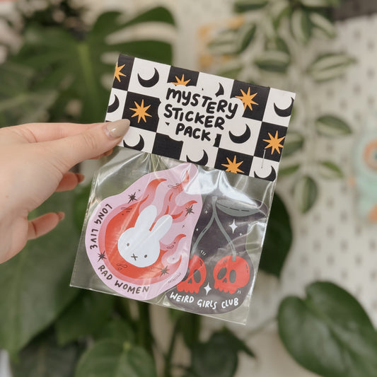 Mystery sticker pack