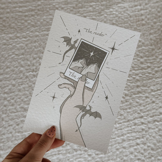The reader 5x7 print