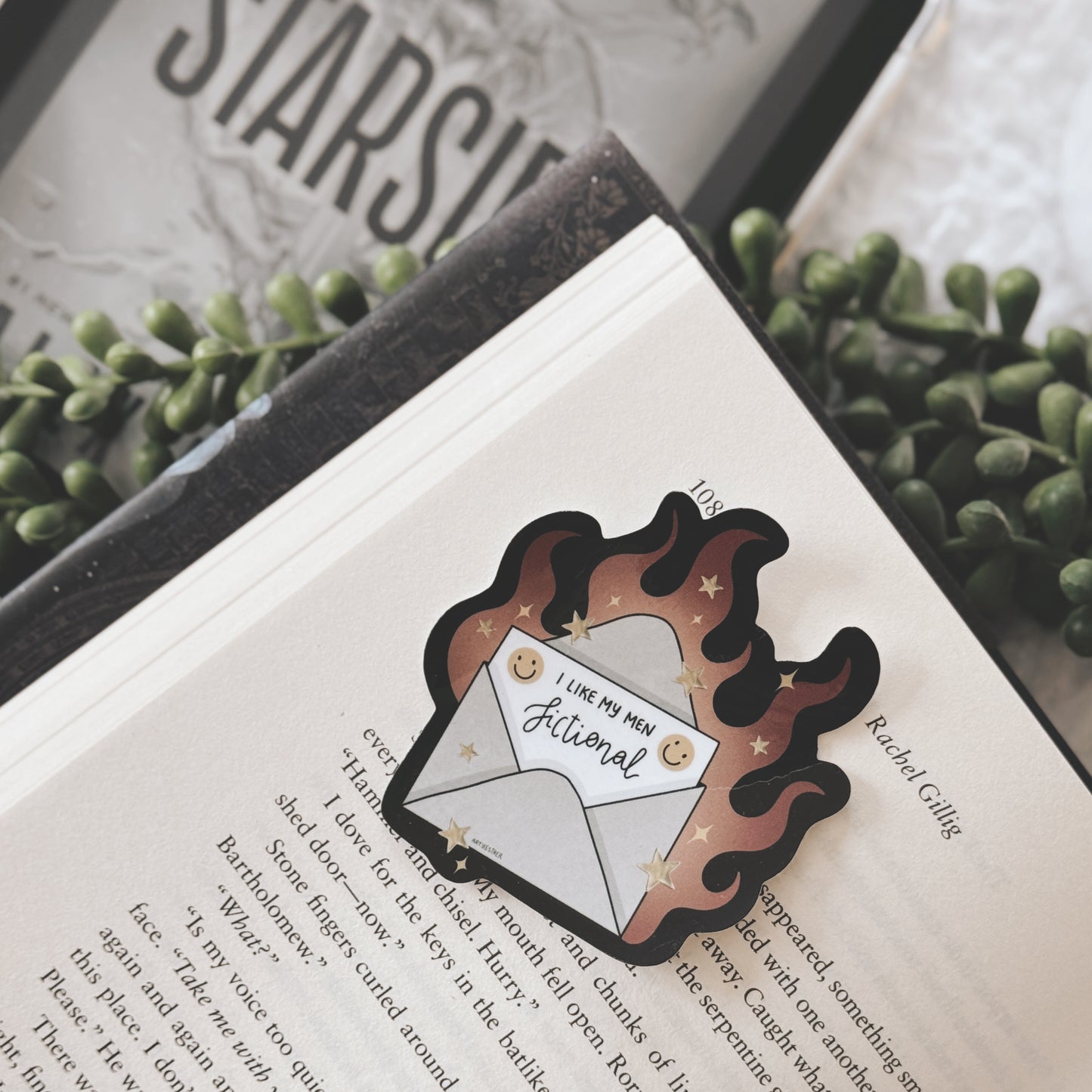 I like my men fictional Sticker