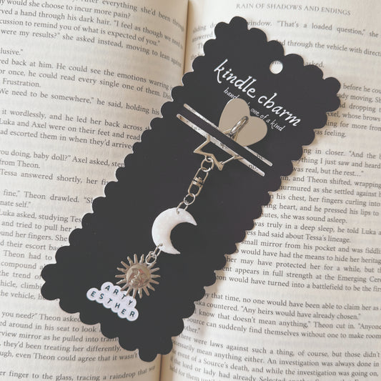 Crescent Moon Opal Kindle Charms