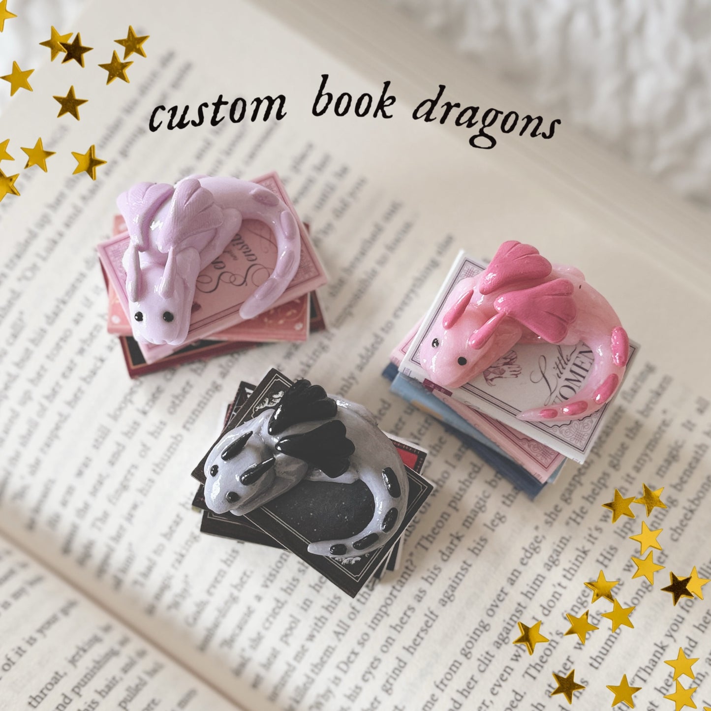 CUSTOM Book Dragons - Emotional Support Dragon
