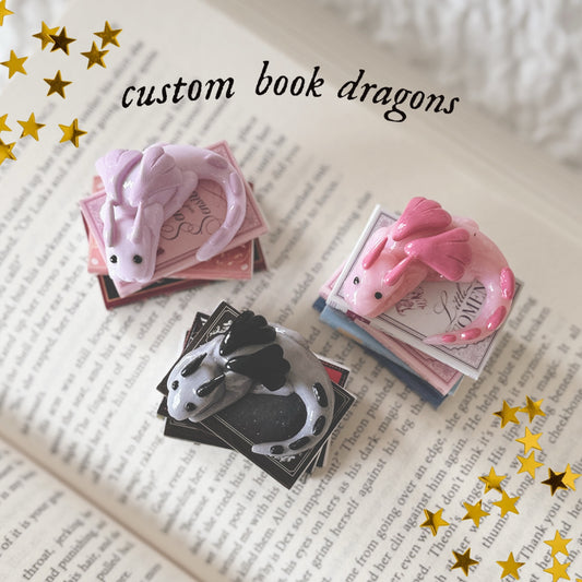 CUSTOM Book Dragons - Emotional Support Dragon