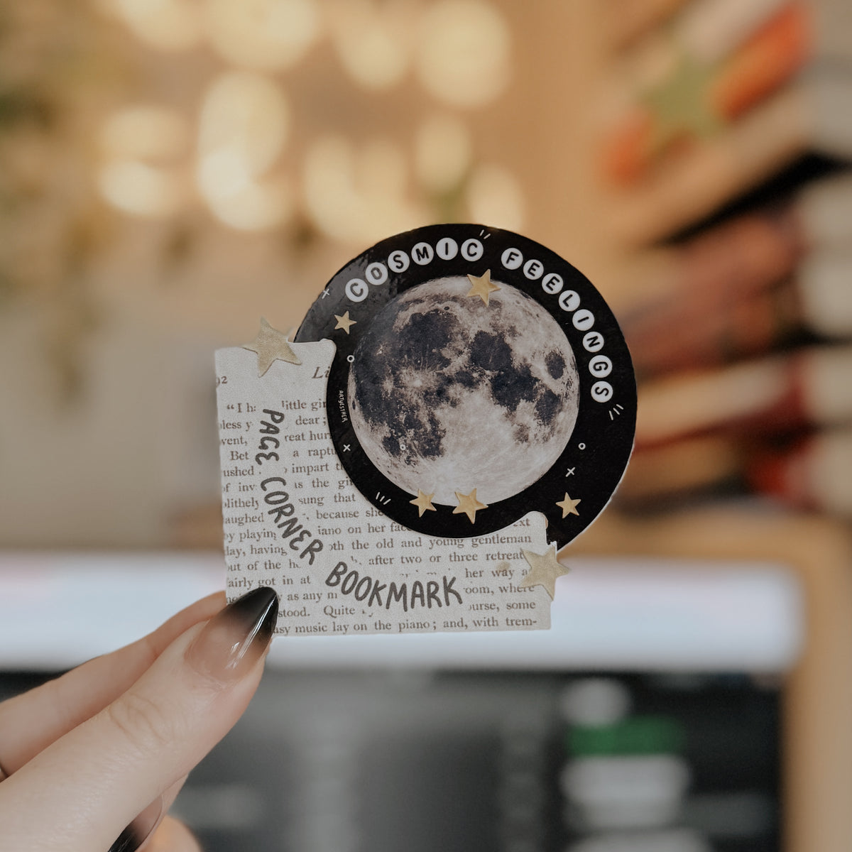Cosmic Feeling Corner Bookmark