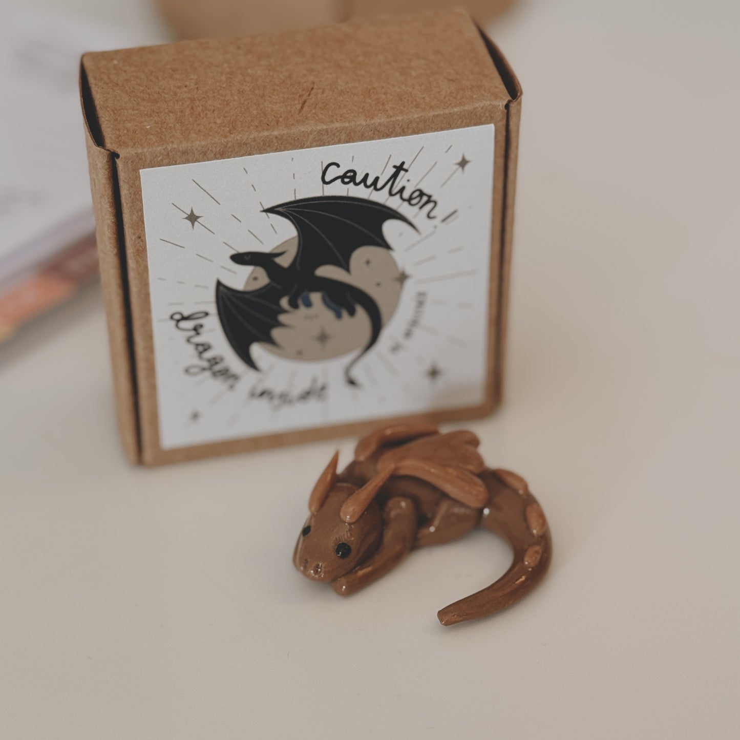 Chocolate Caramel Emotional Support Dragon