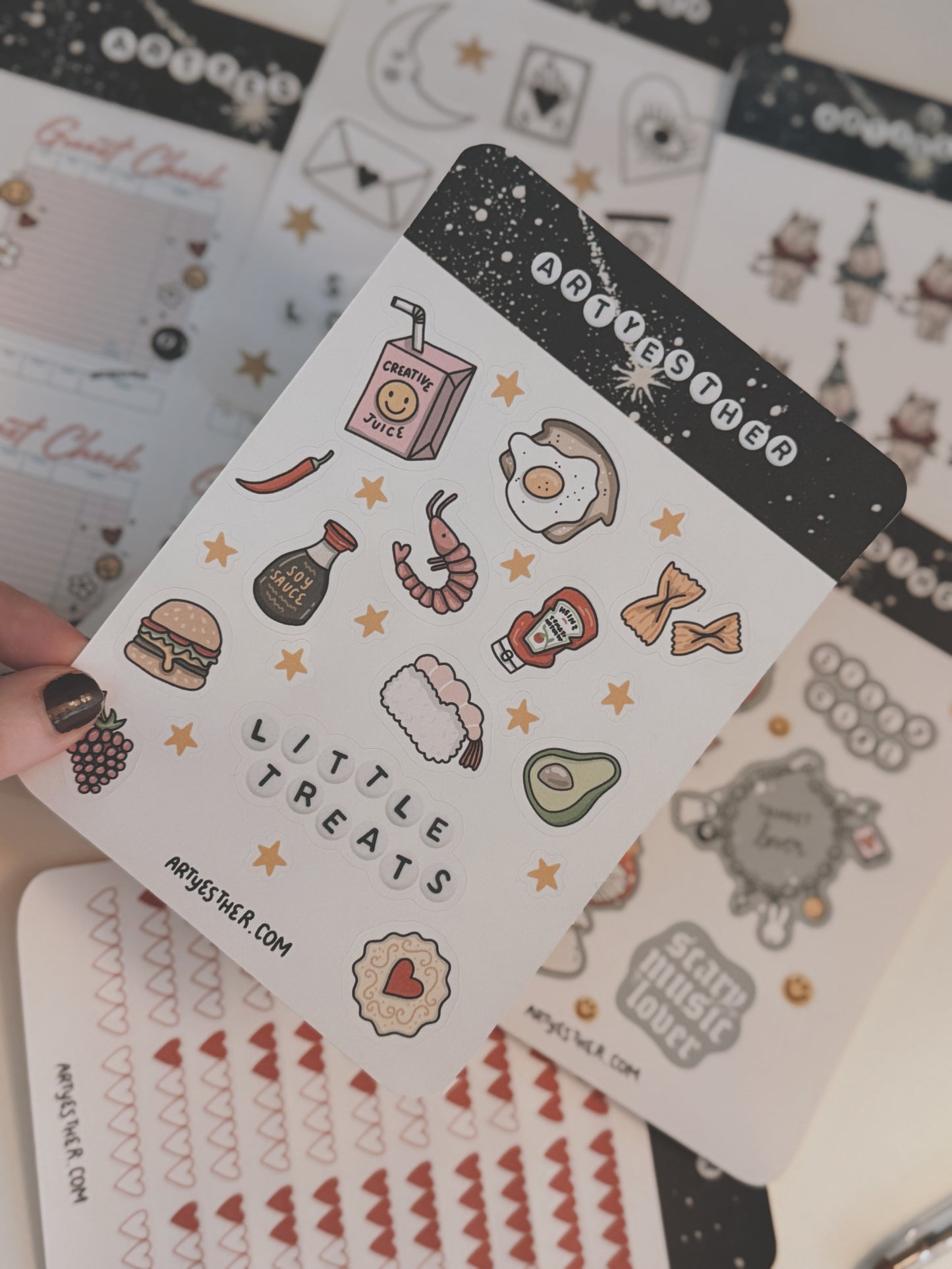 Little treats sticker sheet
