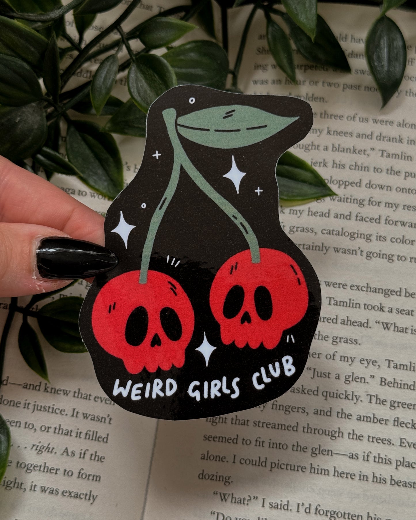 Weird girls club sticker
