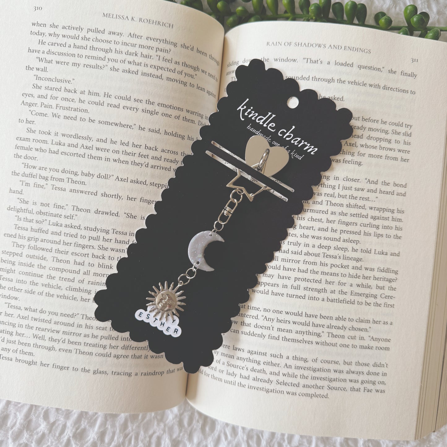 Crescent Moon Opal Kindle Charms