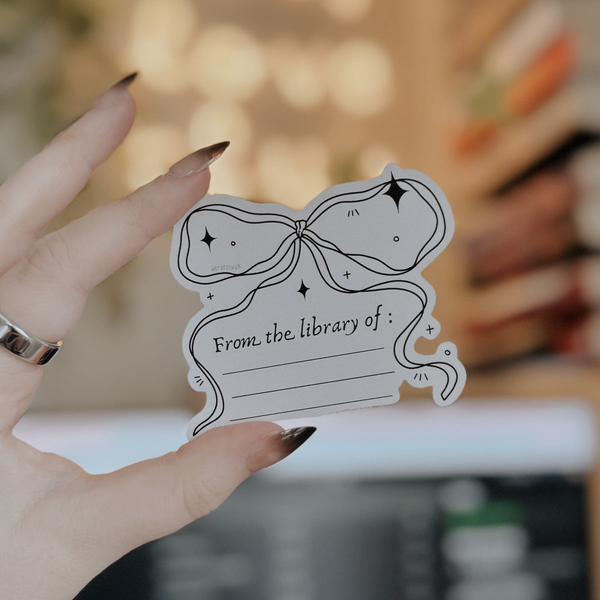'From the Library of' Sticker