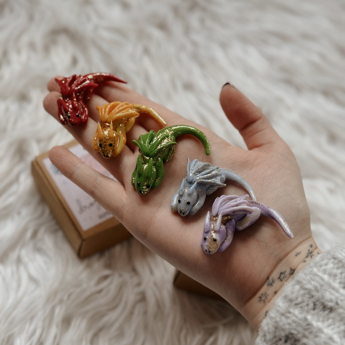 Emotional Support Dragons - Birthstone inspired