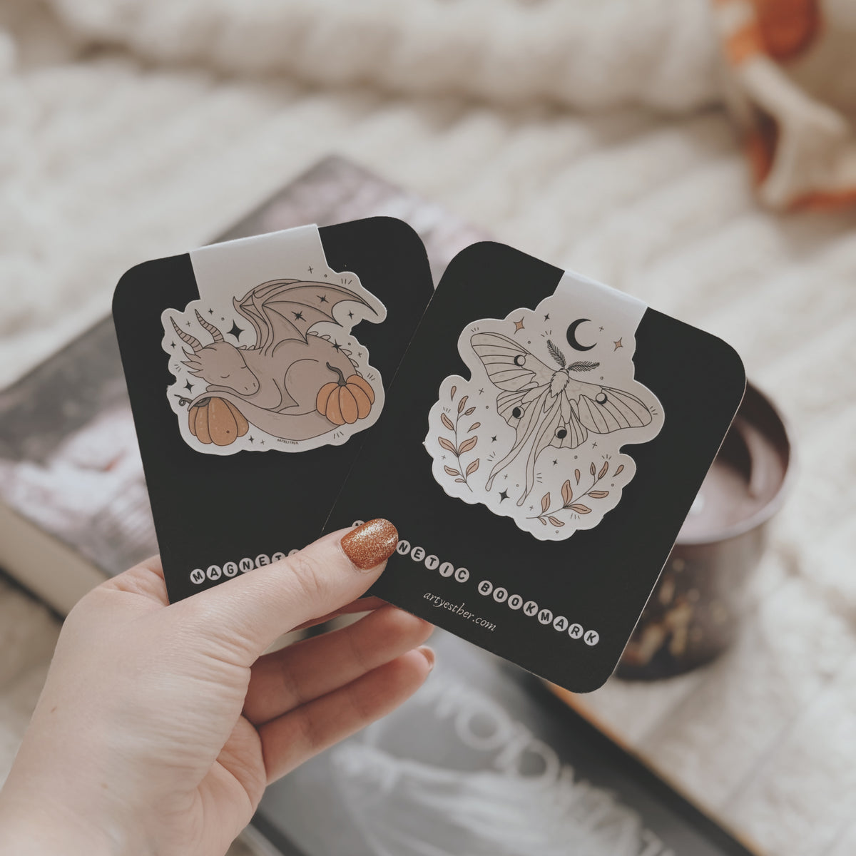 Autumnal Moth Magnetic Bookmark