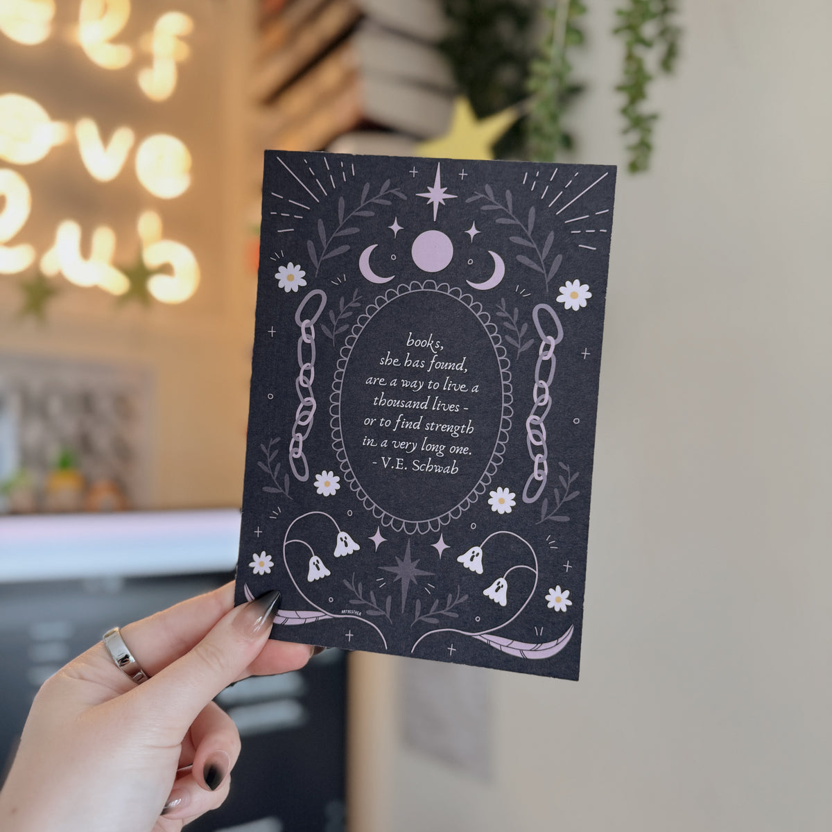 V. E. Schwab inspired print / Kindle insert