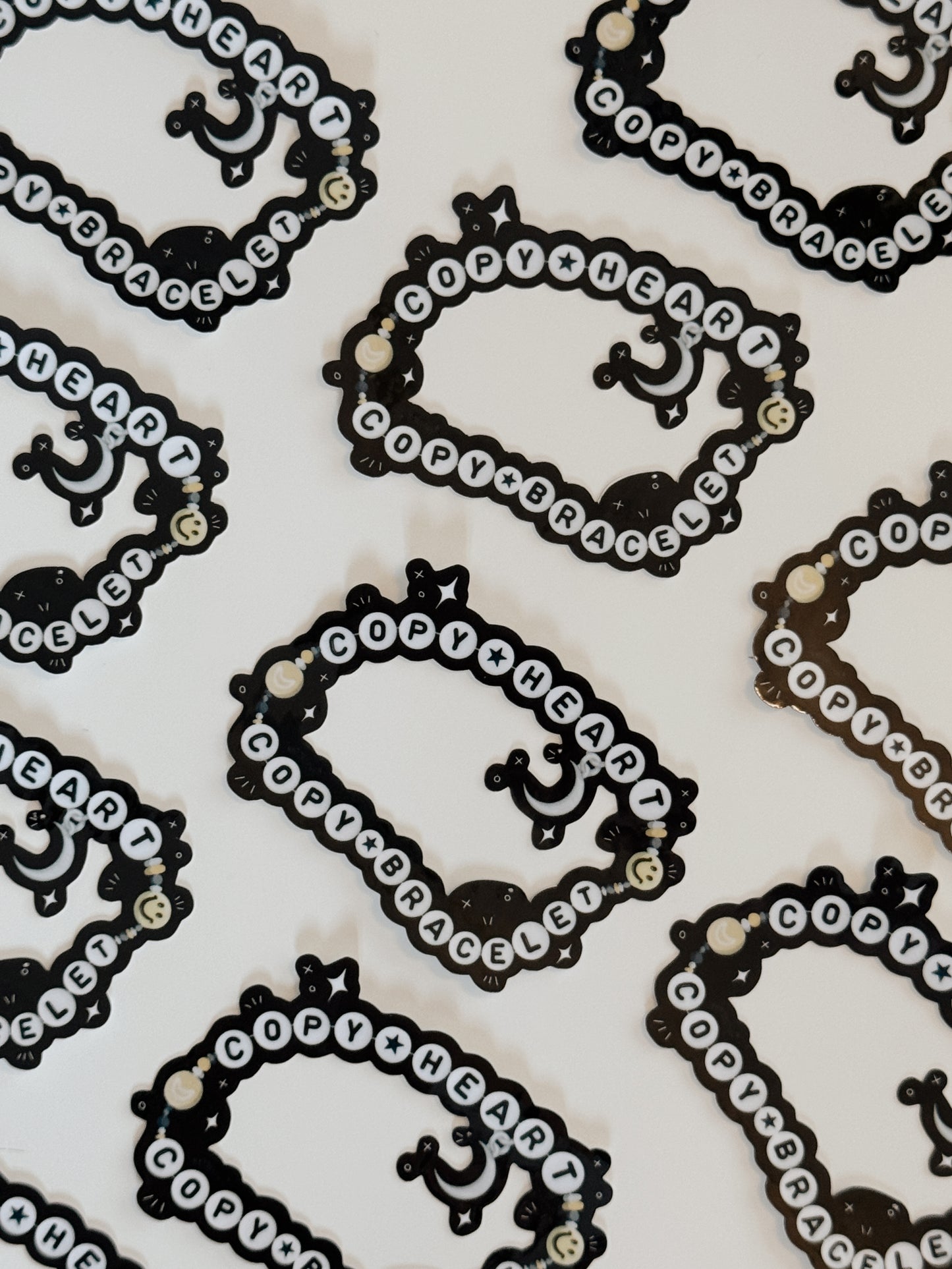 "Copy heart, Copy bracelet" Artemis II NASA inspired sticker