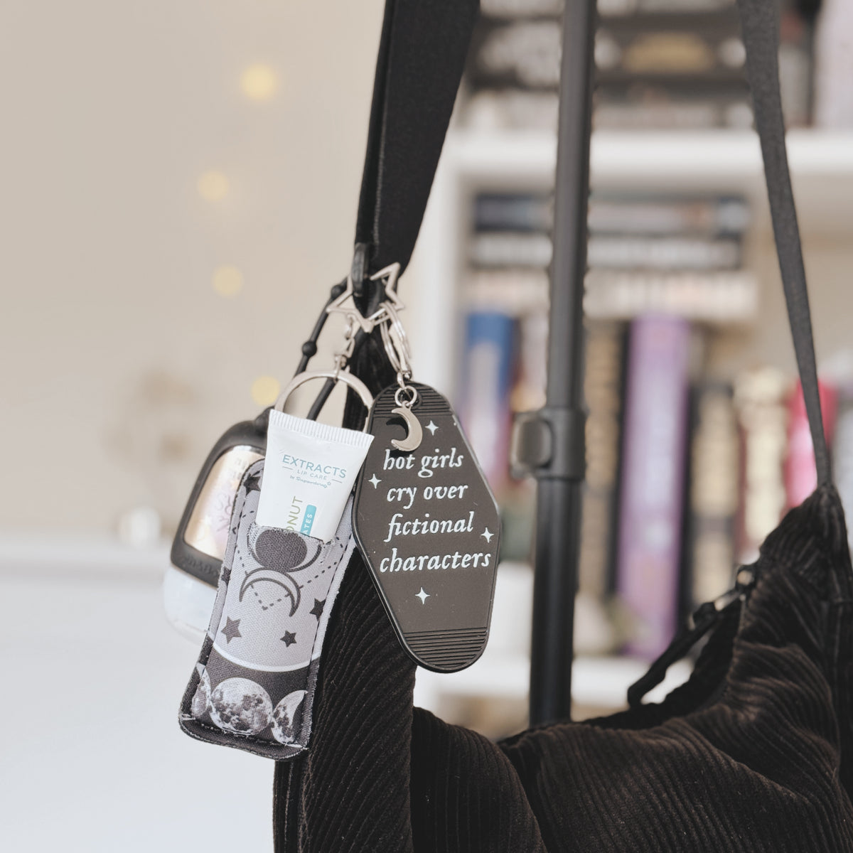 Hot girls cry over fictional characters - Motel Keychain