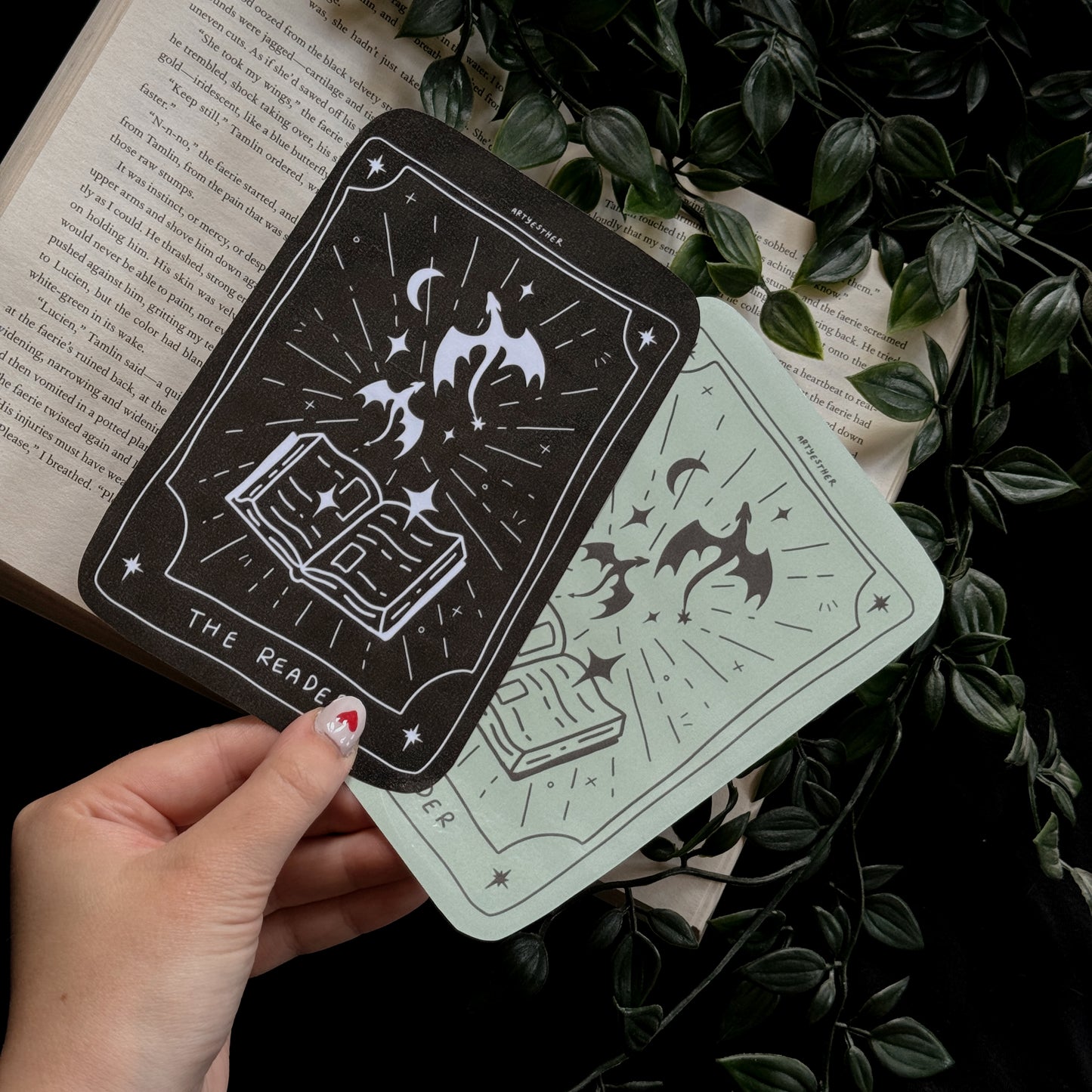 The reader tarot E-reader insert