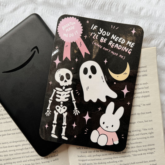 Ghostie bunny E-reader insert