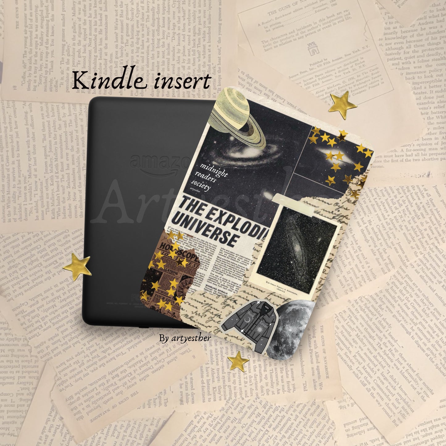 Midnight readers E-reader Insert