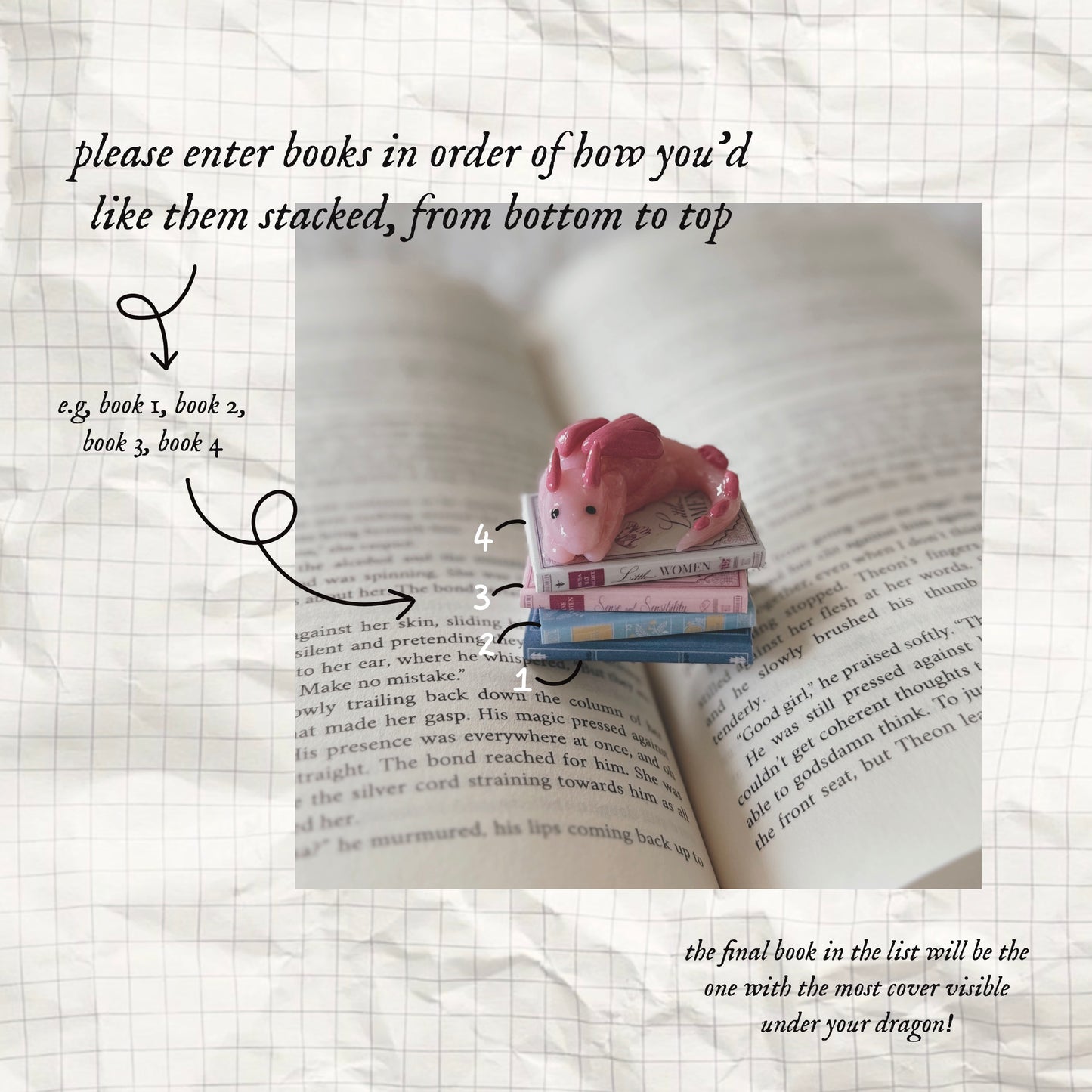 CUSTOM Book Dragons - Emotional Support Dragon