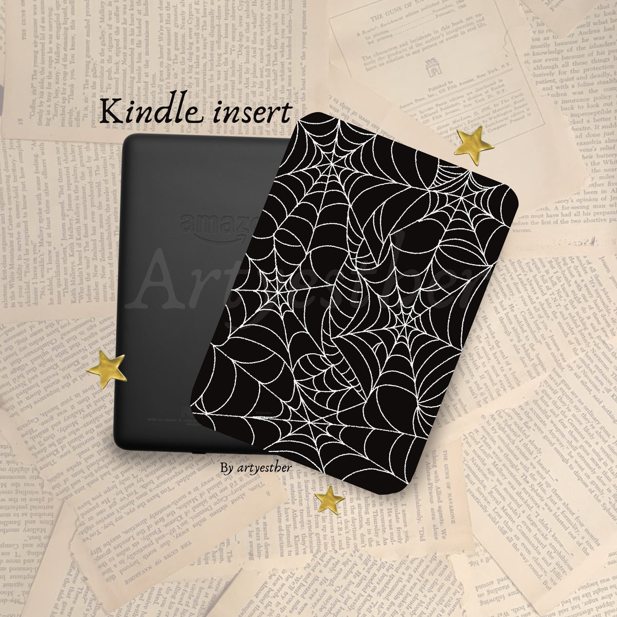 Cobwebs E-Reader Insert