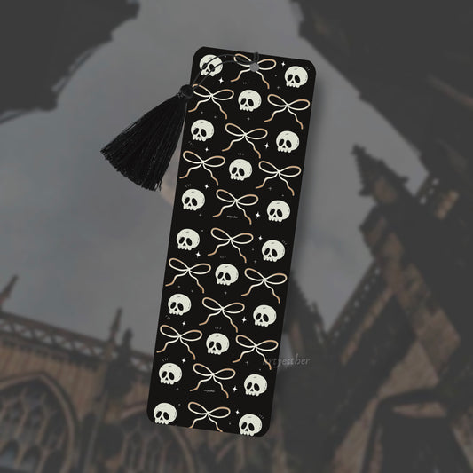 Bows and Skulls Bookmark