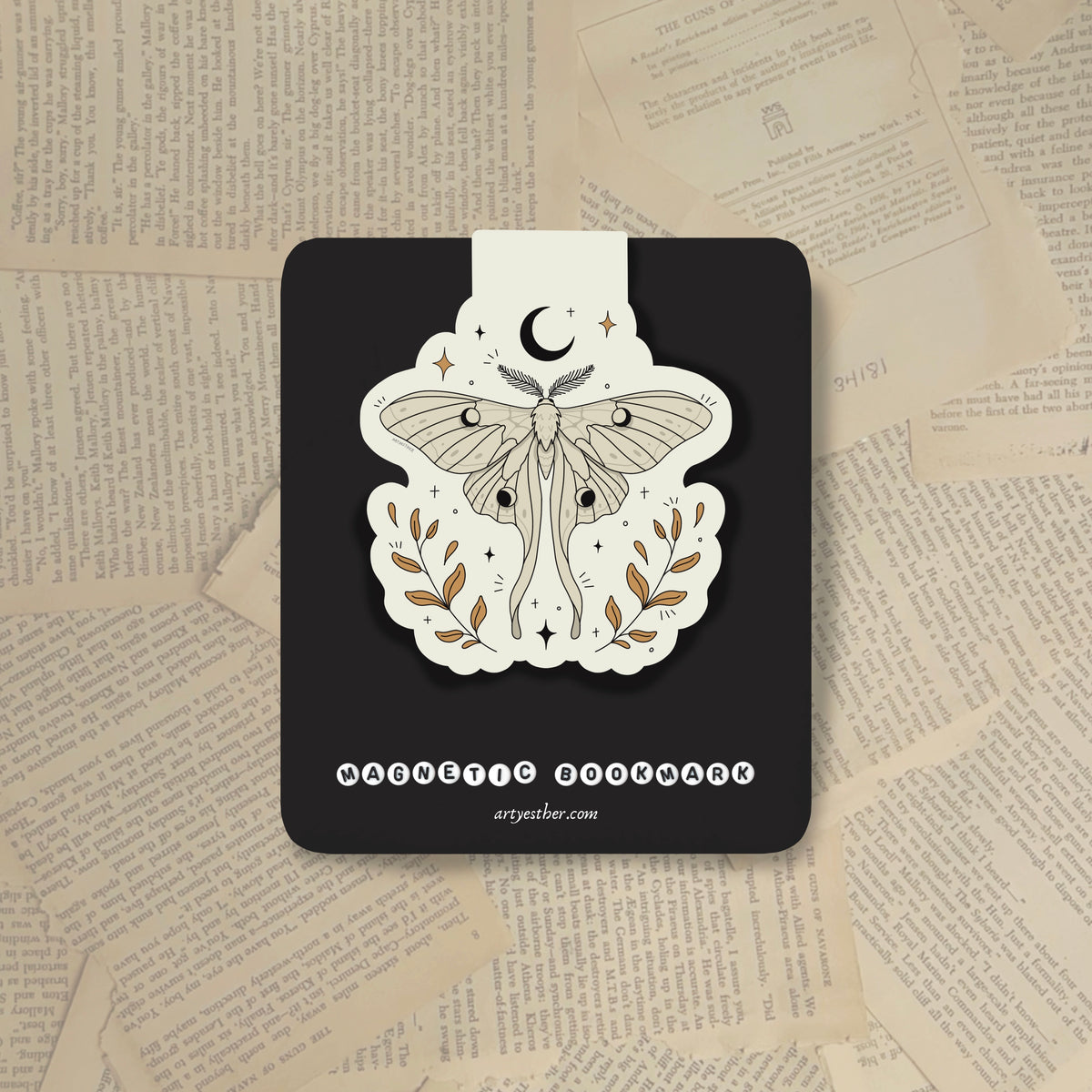 Autumnal Moth Magnetic Bookmark
