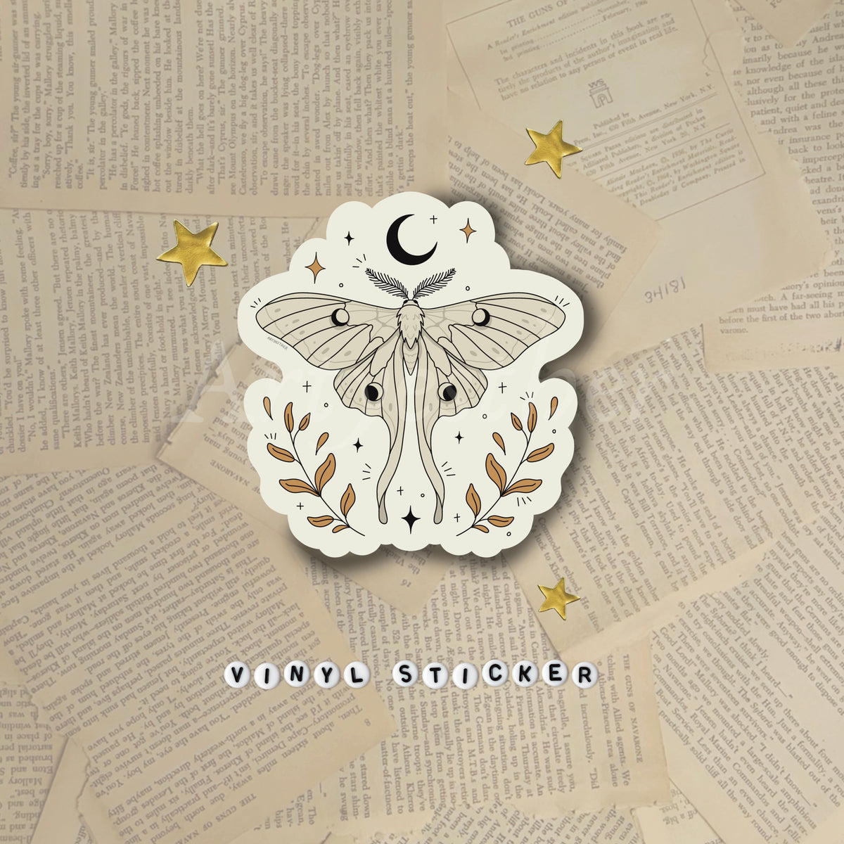 Autumnal Moth Sticker