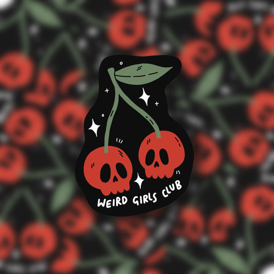 Weird girls club sticker