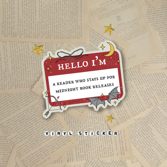 Midnight Release Reader Sticker