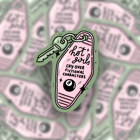 Hot girls matcha sticker