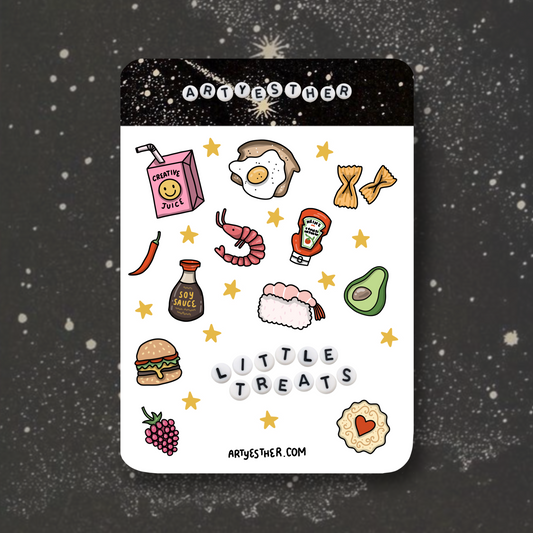Little treats sticker sheet