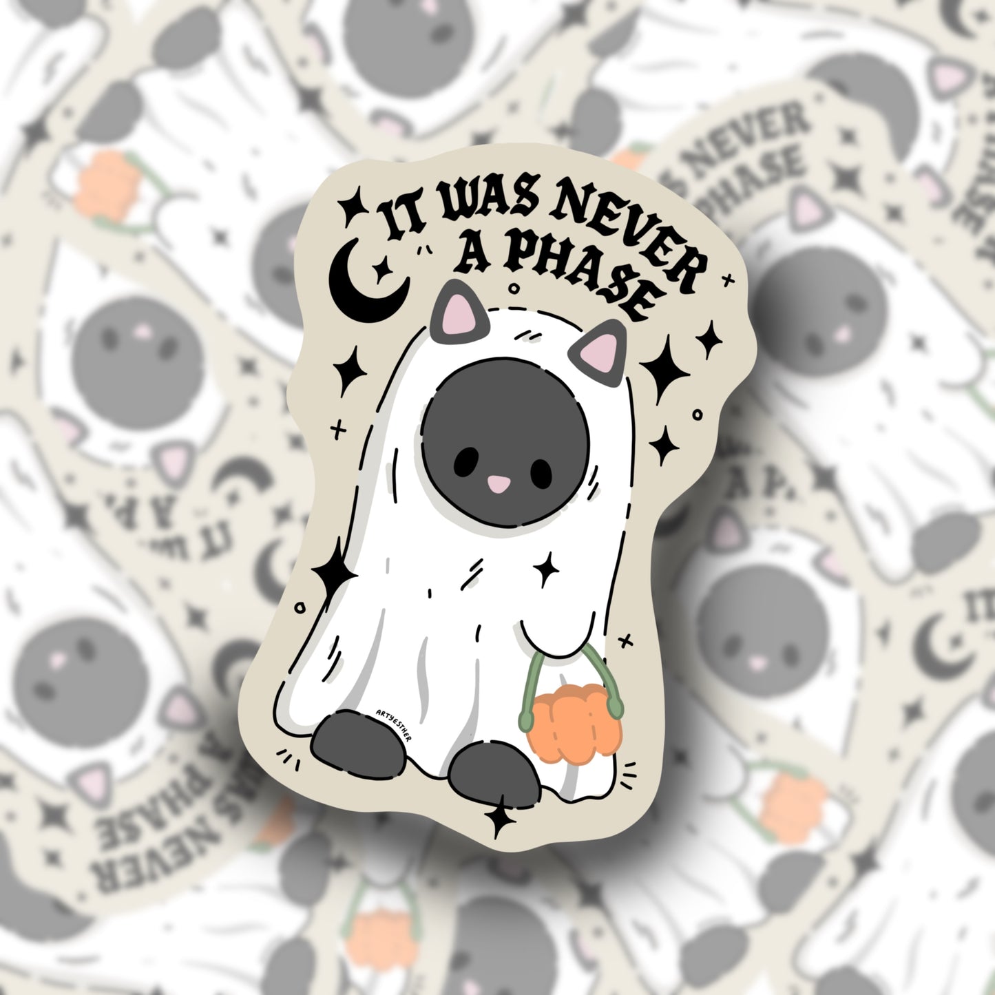 It was never a phase critter sticker