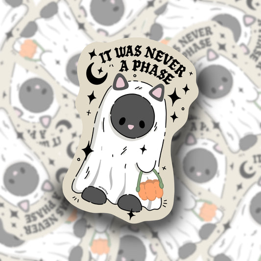 It was never a phase critter sticker