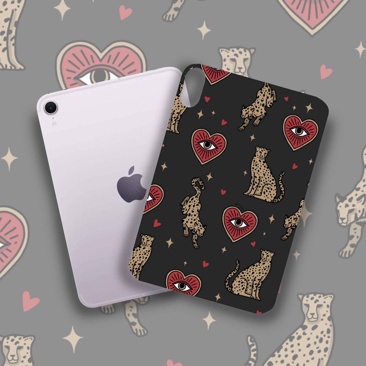 Sacred Hearts Leopard iPad Mini insert
