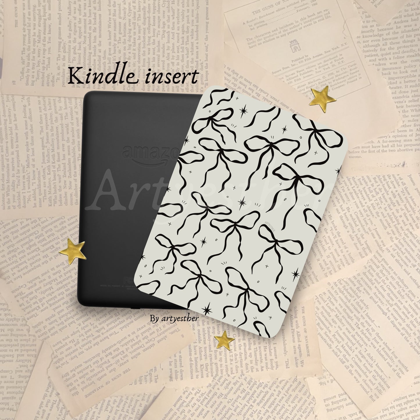 Bows E-reader Insert