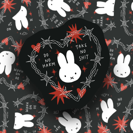 Do no harm sticker
