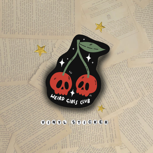 Weird girls club sticker