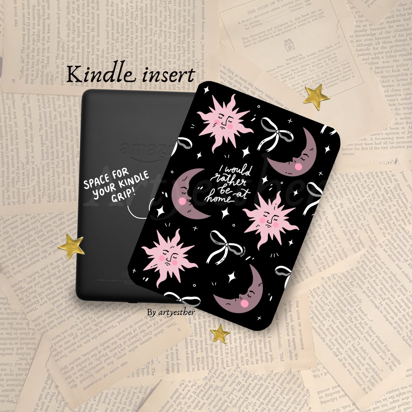 I'd Rather Be At Home E-reader insert