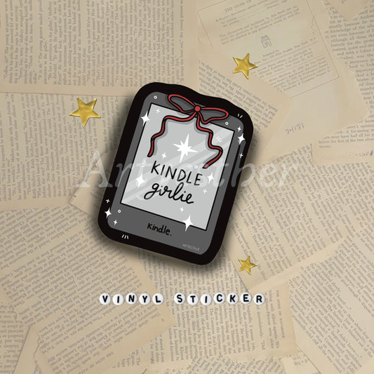 Kindle Girlie Sticker
