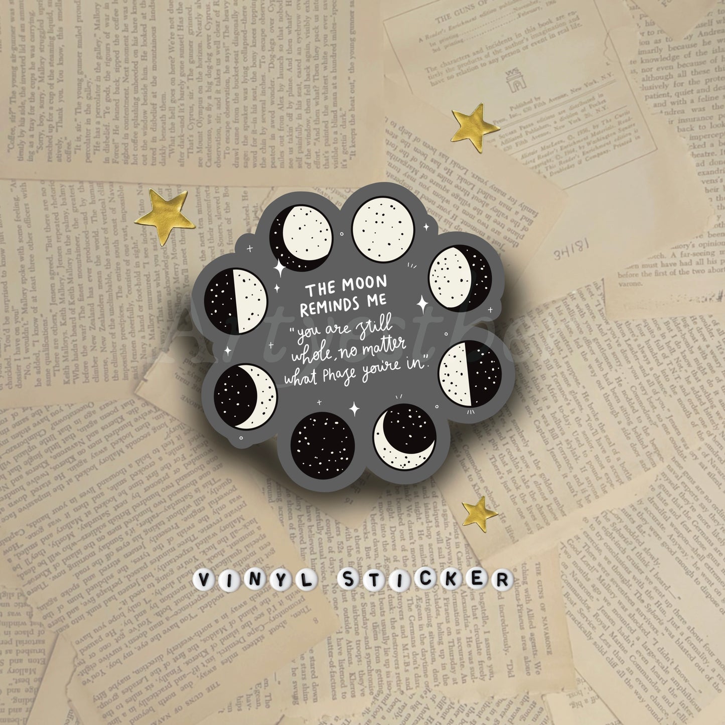 Moon Phases Sticker